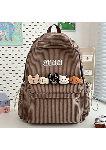 Gençlik Kampüsü Okul Çantası Rahat Omuz Çantasının Kore Versiyonu Nefes Alabilen Çok Yönlü Moda Öğrenci Sırt Çantaları (Yurt Dışından)