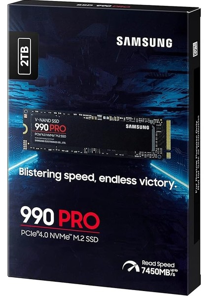 990 Pro Pcıe 4.0 M.2, 2 Tb Ssd, 7.450 Mb/sn Okuma, 6.900 Mb/sn Yazma , ‎ MZ-V9P2T0BW indirimleri