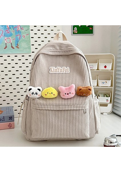 Gençlik Kampüsü Okul Çantası Rahat Omuz Çantasının Kore Versiyonu Nefes Alabilen Çok Yönlü Moda Öğrenci Sırt Çantaları (Yurt Dışından)