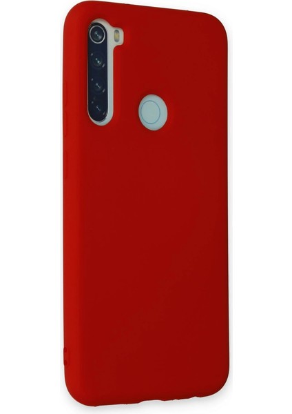 Redmi Note 8 Kılıf Nano Içi Kadife Silikon - Kırmızı fiyatları