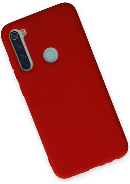 Redmi Note 8 Kılıf Nano Içi Kadife Silikon - Kırmızı modelleri