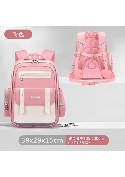 Ilkokul Öğrencilerinin Yeni Bölümü Okul Çantası Kız ve Erkek Çocukların Okul Çantası Yükünü Azaltmak Için Büyük Kapasiteli Omuz Çantası (Yurt Dışından)