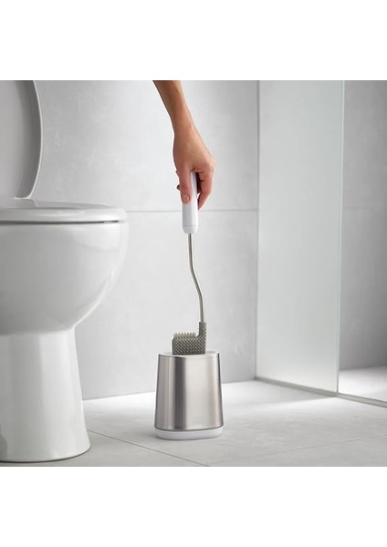 Joseph Flex Lite - Ince Saplı Silikon Tuvalet Fırçası, Esnek, Damlatmaz, Tıkanmaz Başlık, Paslanmaz Çelik modelleri