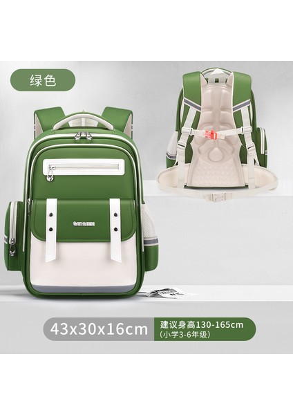 Ilkokul Öğrencilerinin Yeni Bölümü Okul Çantası Kız ve Erkek Çocukların Okul Çantası Yükünü Azaltmak Için Büyük Kapasiteli Omuz Çantası (Yurt Dışından)