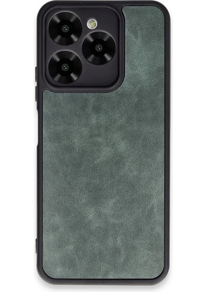 Newface General Mobile Era 30 Kılıf Aras Deri Kapak - Koyu Yeşil