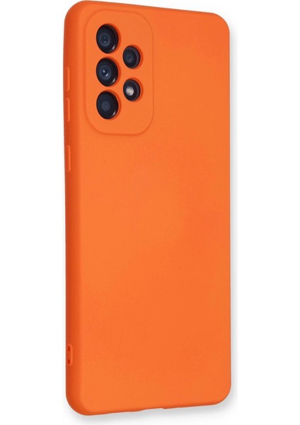 A33 5g Kılıf Nano Içi Kadife Silikon - Turuncu fiyatları
