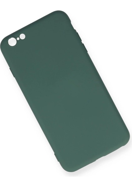 Iphone 6 Kılıf Nano Içi Kadife Silikon - Koyu Yeşil fiyatları