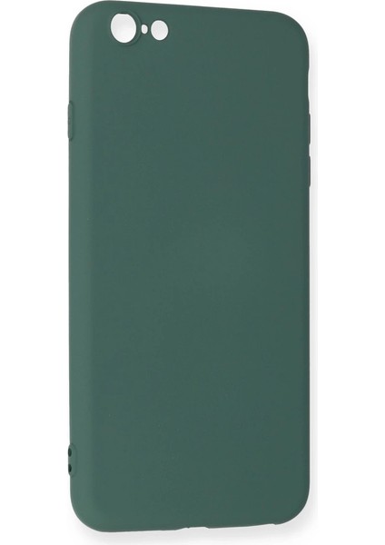 Iphone 6 Kılıf Nano Içi Kadife Silikon - Koyu Yeşil modelleri