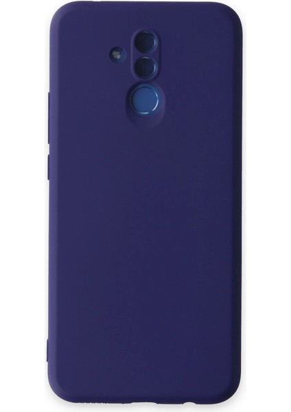 Mate 20 Lite Kılıf Nano Içi Kadife Silikon - Mor