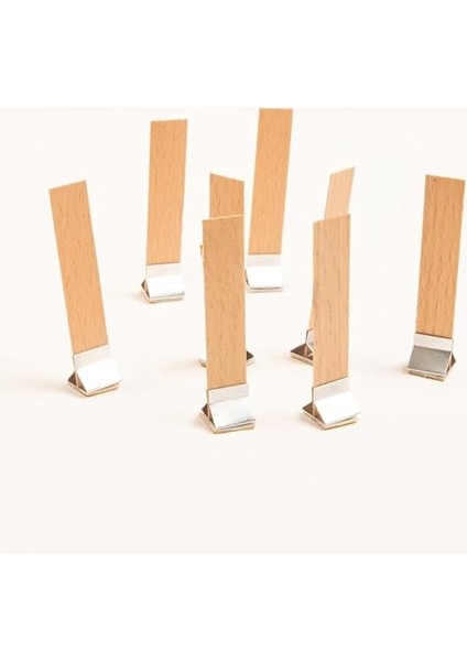 Rufus Concept Ahşap Mum Fitili Yapışkanlı Sehpa 20 Adet 75 mm x 15mm x 0,5mm Doğal Renk fiyatları