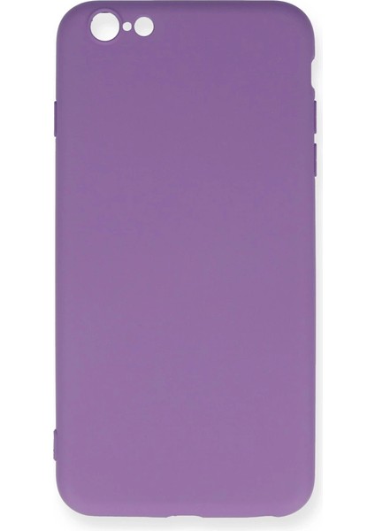 Iphone 6 Kılıf Nano Içi Kadife Silikon - Mor