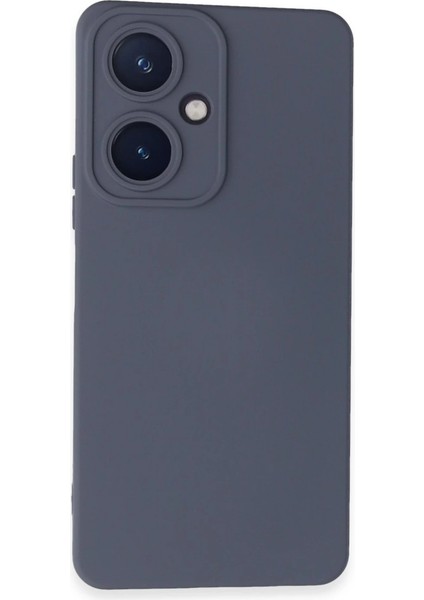 Newface Y27 Kılıf Nano Içi Kadife Silikon - Gri