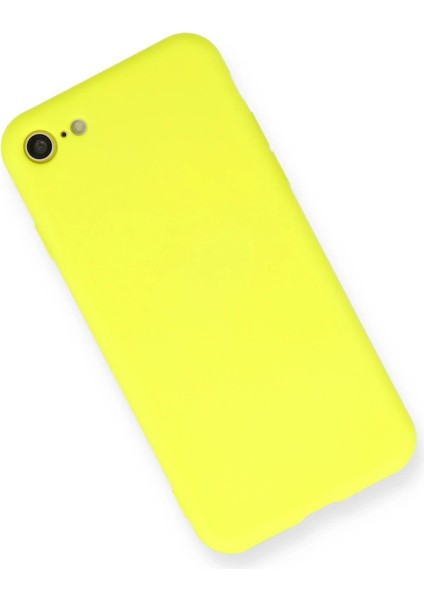 Iphone 7 Kılıf Nano Içi Kadife Silikon - Sarı fiyatları