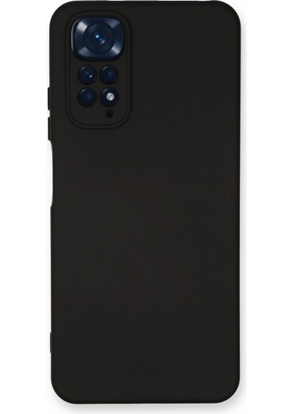 Redmi Note 11 Kılıf Nano Içi Kadife Silikon - Siyah