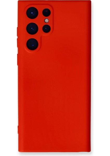 Newface S24 Kılıf Nano Içi Kadife Silikon - Kırmızı