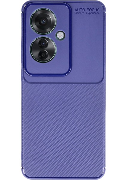 Newface Reno 11F Kılıf Auto Focus Karbon Kapak - Lacivert