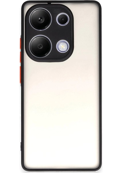 Newface Redmi Note 13 4g Kılıf Montreal Silikon Kapak - Siyah