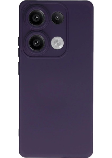 Newface Redmi Note 13 4g Kılıf Nano Içi Kadife Silikon - Lacivert