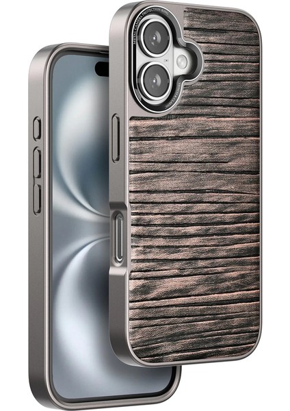 Venco Iphone 16 Wave Kapak - Kahverengi