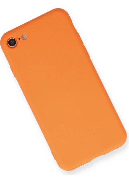 Iphone 7 Kılıf Nano Içi Kadife Silikon - Turuncu fiyatları