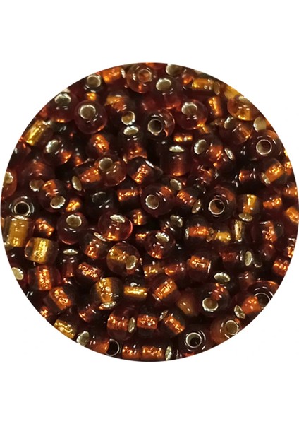 Dökme Cam Kum Boncuk (8/0) 3 mm - 60 Gram - Şeffaf Kahve - BNC198 fiyatları