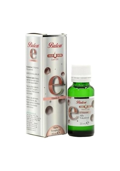 Balen E Vitamini 20 ml