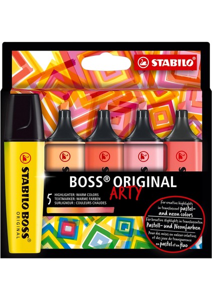 - Işaretleme - Orıgınal Arty - 5'li Paket - Çeşitli Renkler