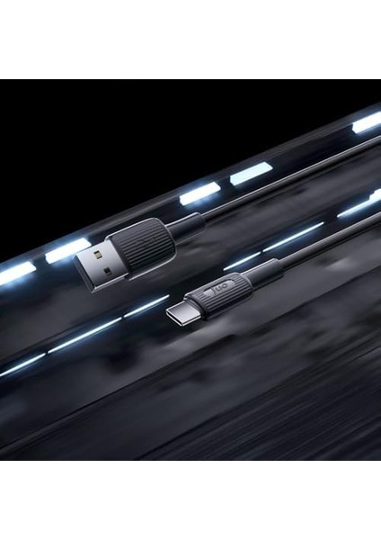 66W Usb-A To USB Type-C Silikon Hızlı Şarj ve Kablosu Siyah 1 Metre modelleri