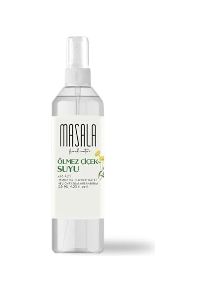Masala Saf Ölmez Çiçek Suyu 125 ML%100 Doğal Yağlı Hidrosol - Tonik Immortal Flower Water Hydrosol Tonic modelleri