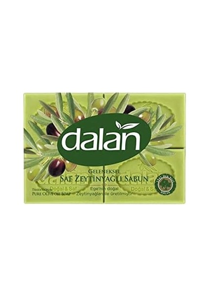 Dalan Geleneksel Saf Zeytinyağlı Banyo Sabunu 150X4 G