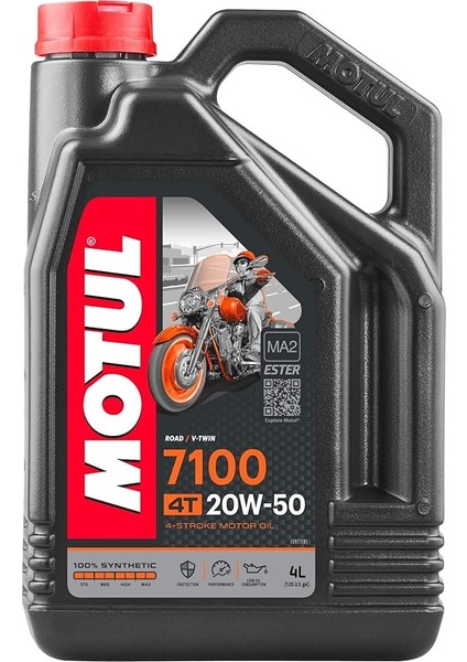 7100 4t 20W50 4 Litre