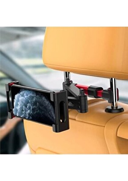 Vantuzlu Araç İçi Telefon Tutucu 360° Döner Başlık ile 4-11 inç Tabletler için Uygun