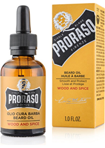 Sakal Bakım Yağı Wood Spice Yumuşatıcı Formül 30 ml Paraben ve Silikon İçermez fırsatları