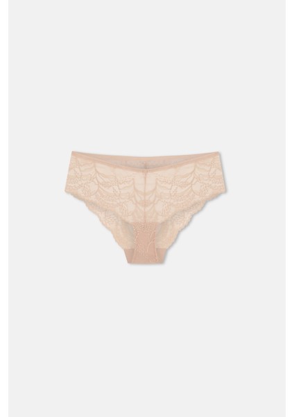 Tender Leaves Yüksek Bel Dantelli Slip Külot