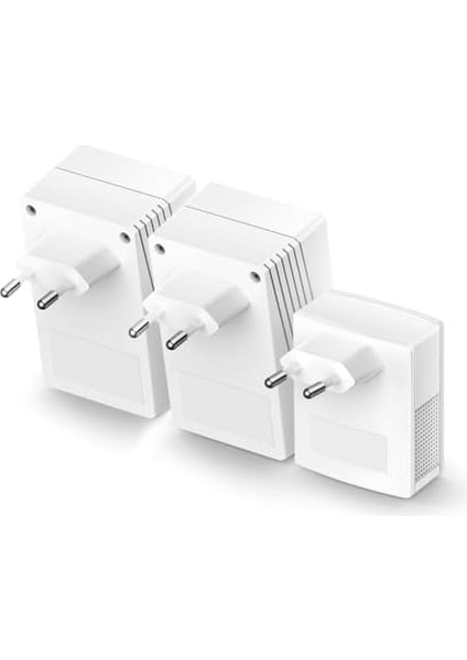 TL-WPA4220T Kıt, AV600 300MBPS Kablosuz Tak Kullan 2 Lan Portlu 300M Mesafeli Menzil Genişletici 3’lü Powerline Adaptör modelleri