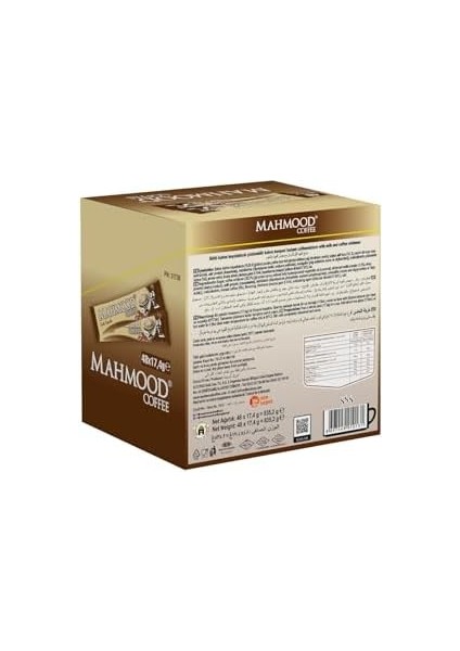 Mahmood Coffee 3ü1 Arada Sütlü Köpüklü 48 Adet, Standart modelleri