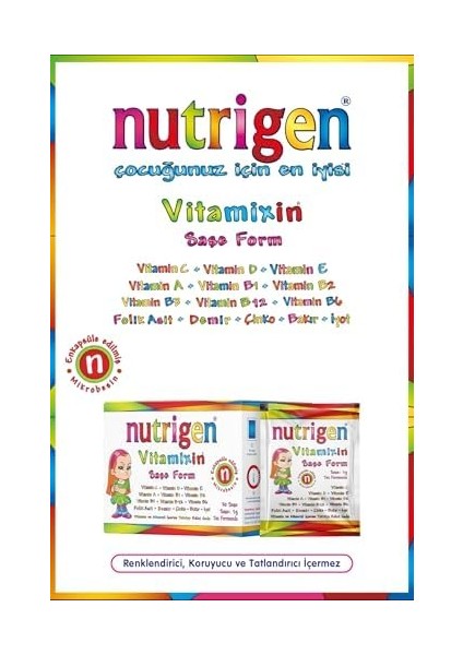Nutrigen Vitamixin Saşe Form 30 Saşe fiyatları