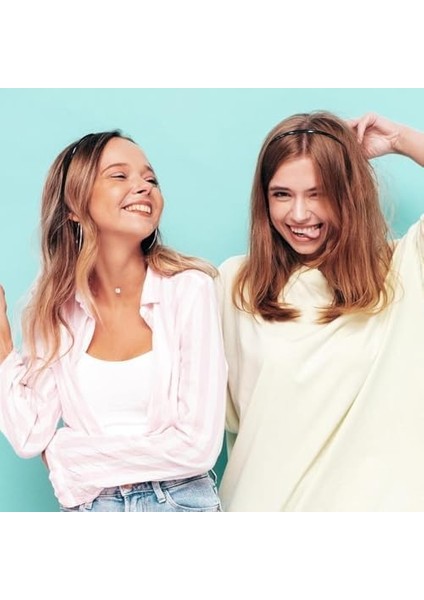 x Spring Saten Saç Bantları, 4'lü Paket, 3 cm Genişliğinde, Kadınlar ve Kızlar Için Kaymaz Moda Saç Bantları, Dıy Tatil Kostümü Saç Aksesuarları - Renkli modelleri