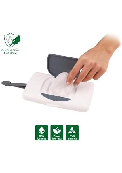 Been Baby Wipes Dispenser - Islak Mendil Kutusu, Beyaz fiyatları