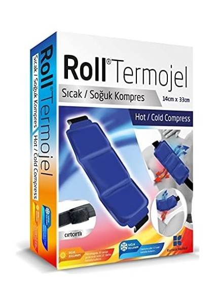 Roll Termojel Sıcak Soğuk Kompres Büyük 14X33 cm