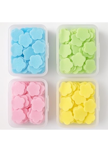 Vios Store Tek Kullanımlık Çiçek Şekilli Sihirli Sabun Kağıdı,taşınabilir Hijyenik El Yıkama Sabunu, Seyahat, Piknik ve Günlük Kullanım Için (2 Kutu) modelleri