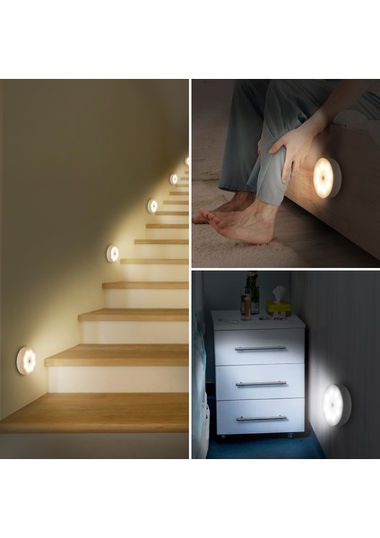 Şarjlı Sensörlü Gece LED Lambası (4940) indirimleri