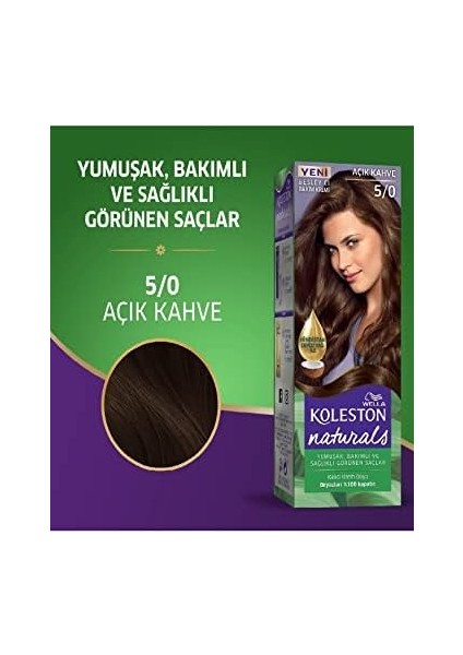 Koleston Naturals Açık Kahve 5/0