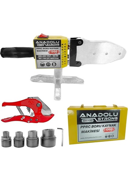 ANS1061 Üstün Kalite 1300W Pprc Boru Kaynak Makina Seti