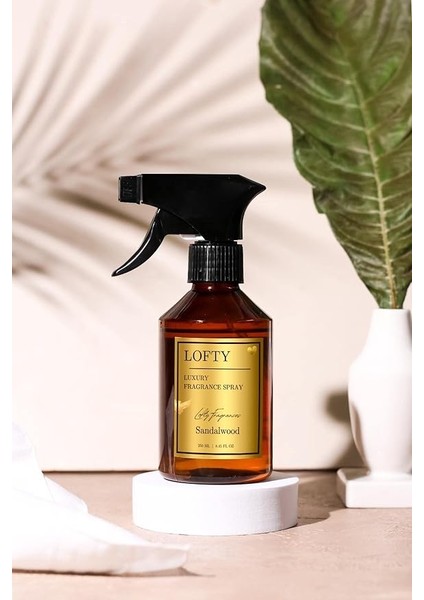 Sandal Ağacı Oda ve Çamaşır Spreyi Oda Parfümü, Oda Kokusu, Koku Giderici 250ML