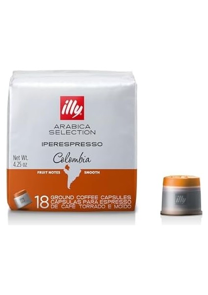 Illy Ipso Kapsül Kahve Arabica Colombia 18 Home Bag x Kapsül