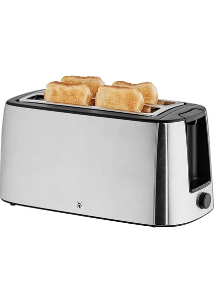 Bueno Pro Çelik Iki Bölmeli Uzun Hazneli 6 Isı Ayarlı Gümüş Ekmek Kızartma Makinesi 1550 W fırsatları