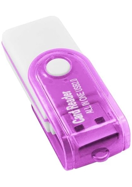 Pc Için USB Sd Kart Okuyucu, Micro Sd Karttan USB Adaptörüne, Kamera Için Ms Duo/micro Ms Kart Okuyucu Hafıza Kartı Okuyucu, Pc/dizüstü Bilgisayar Için Kart Okuyucu Mor fiyatları