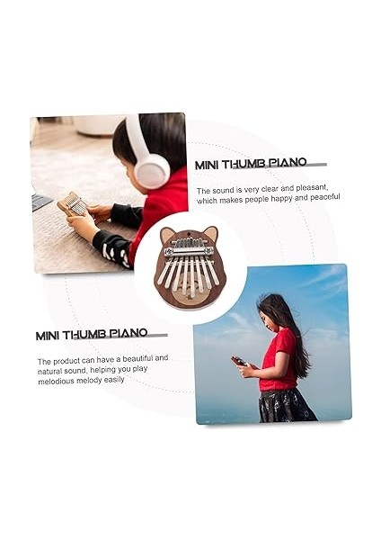 Bebekler Için Parmak Piyano Bebek Müzik Oyuncakları Bebekler Için Müzik Aletleri Taşınabilir Kalimba Seti fiyatları