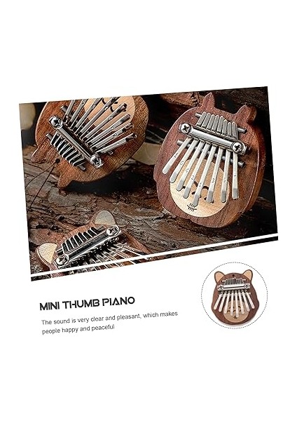 Bebekler Için Parmak Piyano Bebek Müzik Oyuncakları Bebekler Için Müzik Aletleri Taşınabilir Kalimba Seti fırsatları